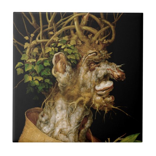 Arcimboldo Winter-Fliese Fliese (Vorderseite)
