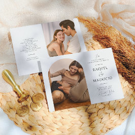 Arco Boho Invitación de Boda Elegante Einladung