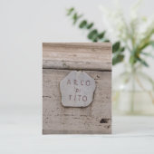 Arco di tito stone postkarte (Stehend Vorderseite)