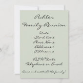 Arco III, Trentino-Südtirol, Italien Einladung (Rückseite)