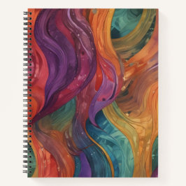 Arcoíris Arremolinado Notizblock