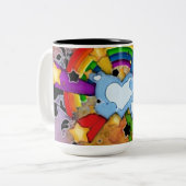 Arcoiris corzon zweifarbige tasse (Vorderseite Links)