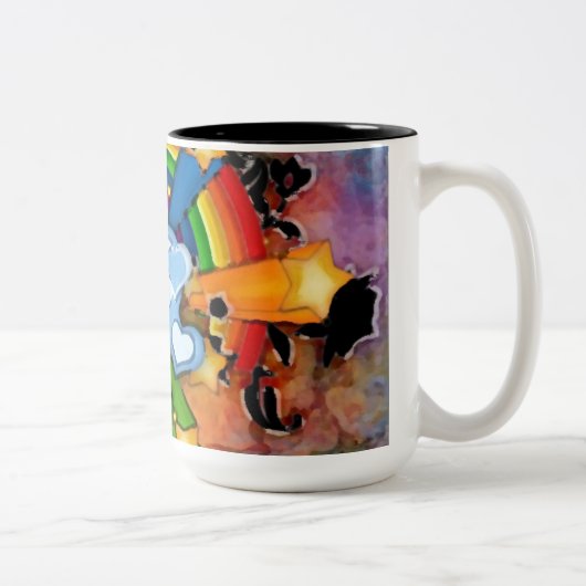 Arcoiris corzon zweifarbige tasse (Rechts)