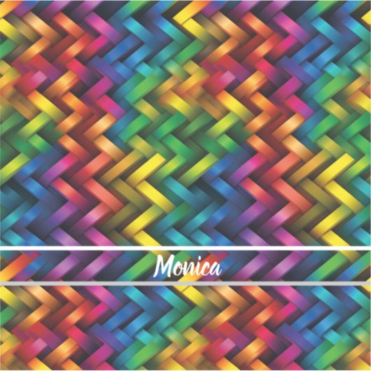 Arcoíris de Geometría Vibrante Aufkleber (Vorderseite)