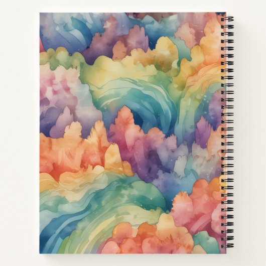 Arcoíris en Movimiento Notizblock (Rückseite)