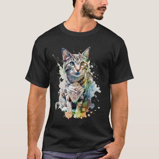 Arcoíris Felino T-Shirt (Vorderseite)