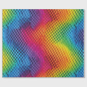 Arcoíris geometría de color geschenkpapier (Flach)