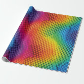 Arcoíris geometría de color geschenkpapier (Ungerollt)