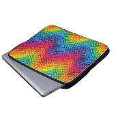 Arcoíris geometría de color laptopschutzhülle (Vorne Knopf)