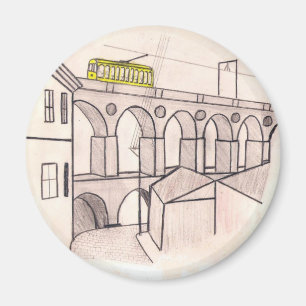 Arcos da Lapa, Santa Teresa, Rio de Janeiro Magnet