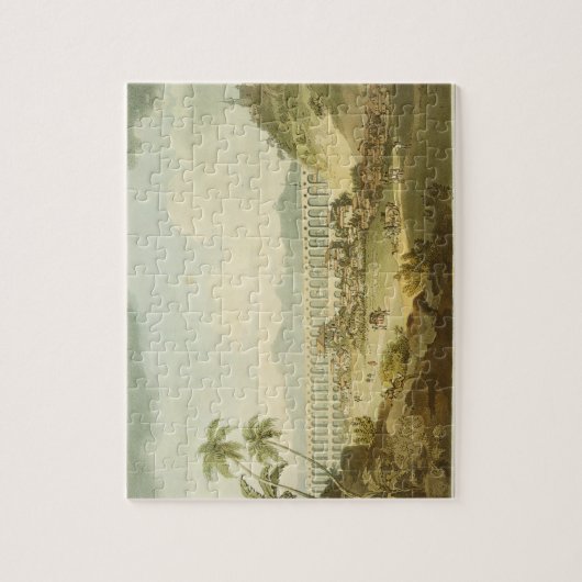 Arcos de Carioco oder großartiger Aquädukt in Rio Puzzle (Vertikal)