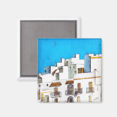 Arcos de la Frontera Spanien Magnet (Vorderseite/Rückseite)