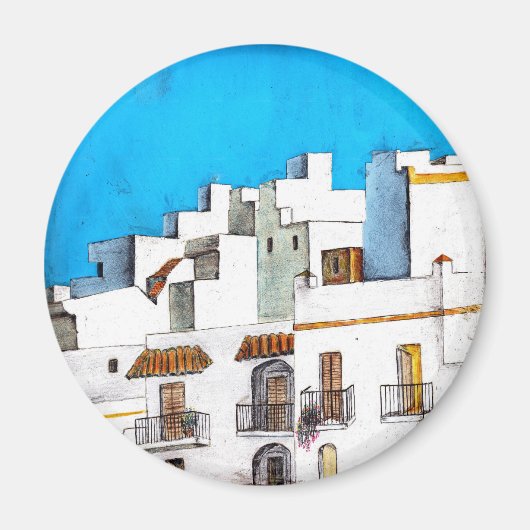 Arcos de la Frontera Spanien Magnet (Vorne)