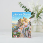 Arcos de la Frontera Spanien Postkarte (Stehend Vorderseite)