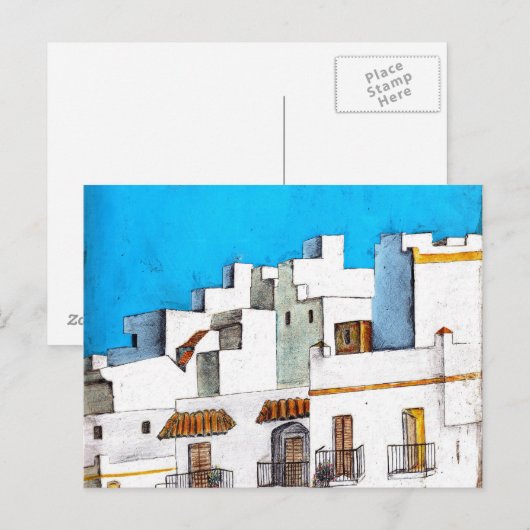 Arcos de la Frontera Spanien Postkarte (Vorne/Hinten)