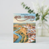 Arcos de la Frontera Spanien Postkarte (Stehend Vorderseite)