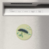 Arctia Caja Raupe Magnet (In Situ (Geschirrspüler))