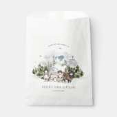 Arctic Adventure Birthday Party Geschenktütchen (Vorderseite)