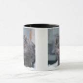 Arctic Alaska Blue Phase Winter Fox Foto entwickel Tasse (Zentrum)