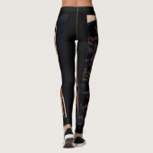 Arctic Alaska Carved Wood Totem Pole Leggings (Rückseite)