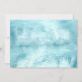 Arctic Animal Baby Es ist kalt draußen Winterdusch Einladung (Rückseite)