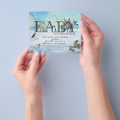 Arctic Animal Baby Es ist kalt draußen Winterdusch Flyer (Gruppe)