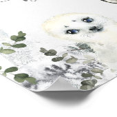 Arctic Animal Onederland First Birthday Gästebuch (Ecke)