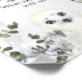 Arctic Animal Winter Onederland Schnuller Hunt Sig Poster (Ecke)