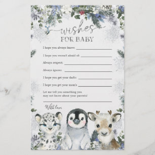 Arctic Animal Winter Onederland wünscht sich Baby