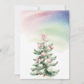 Arctic Animals Coquette Wild One Girl 1st Birthday Einladung (Rückseite)