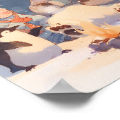 Arctic Animals Nursery Wall Art Christmas Print  Poster (Ecke)