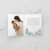 Arctic Animals Winter Baby Dusche Danke Karten (Innenseite)