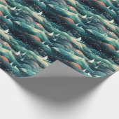 Arctic Aurora Expedition: Icy Adventure Design Geschenkpapier (Ecke)