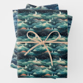 Arctic Aurora Expedition: Icy Adventure Design Geschenkpapier Set (Beispiel)