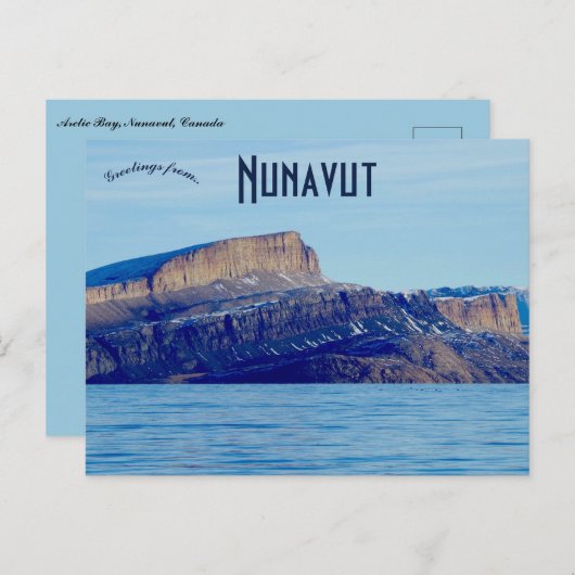 Arctic Bay Nunavut Canada Postkarte (Vorne/Hinten)