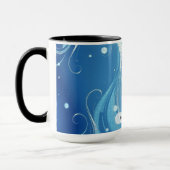 Arctic Blue Foil Pearl Wisp Tasse (Links)