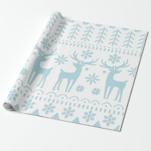 Arctic Blue Folk Art Winter Thema