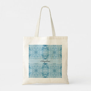 Arctic Carryall   Blau-weißes Feder-Muster  Tragetasche