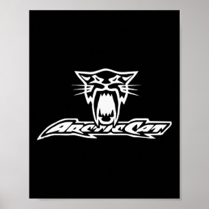 Arctic Cat Racing Snowmobile Powersports Pullover Poster