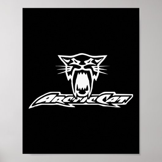 Arctic Cat Racing Snowmobile Powersports Pullover Poster (Vorne)