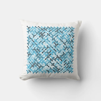 Arctic Flow – Blauer Rhythmus Kissen