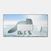 Arctic Fox Akrylic Print Schreibtischunterlage (Tastatur & Maus)