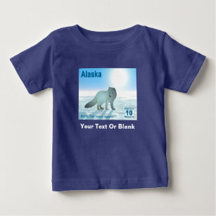 Arctic Fox - Alaska Postage Baby T-shirt