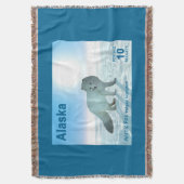 Arctic Fox - Alaska Postage Decke (Vorderseite Vertikal)