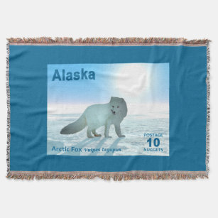 Arctic Fox - Alaska Postage Decke