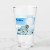 Arctic Fox - Alaska Postage Glas (Rückseite)