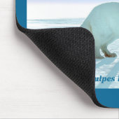 Arctic Fox - Alaska Postage Mousepad (Ecke)