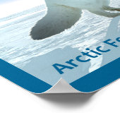 Arctic Fox - Alaska Postage Poster (Ecke)