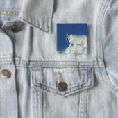 Arctic fox Alopex lagopus) Ein arctic fox Button (Beispiel)