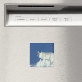 Arctic fox Alopex lagopus) Ein arctic fox Magnet (In Situ (Geschirrspüler))